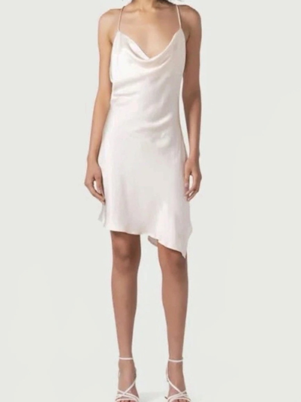 Honor The Gift Cowl Neck Mini Dress in Size Large
